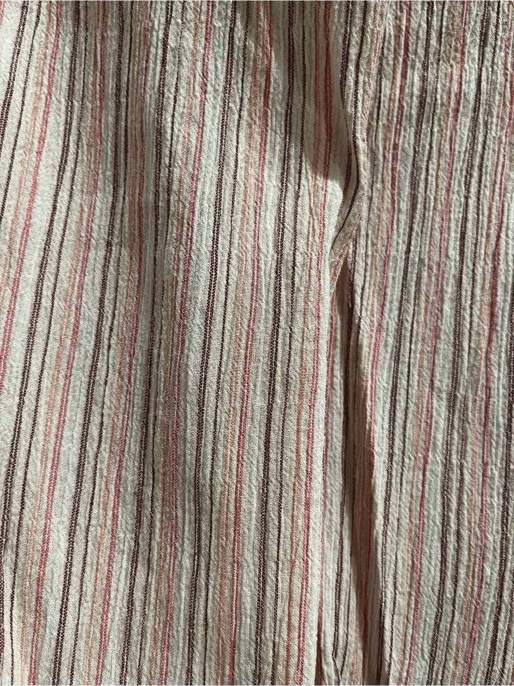 Madewell Pink and White Striped Short-Sleeve Camp Shirt - Picture 2 of 4